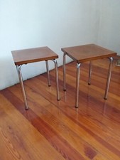 Coppia sgabelli vintage anni - coppia,