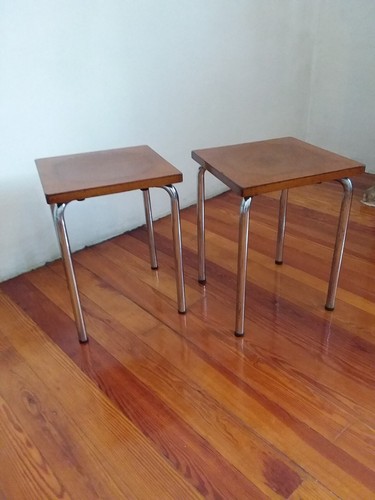 Coppia sgabelli vintage anni - ,