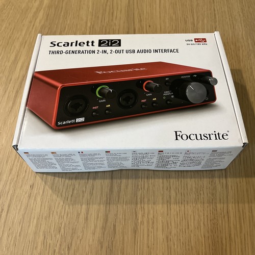 Focusrite scarlett 2i2 - scarlett,