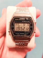 Casio Marlin W-750 - Stainless Steel Case - Screwback - 100mt Wr - Vintage ‘80