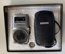 Misuratore luce microlite vintage Sekonic L-88 + custodia anni 60 non testato ricambi/riparazione VG