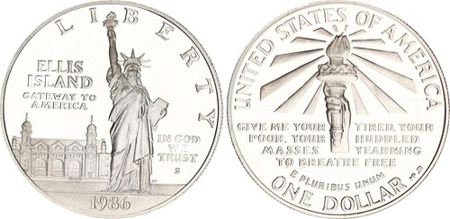 Usa dollaro argento 1986 - dollaro, 100