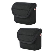  2 Pezzi Custodia Portaoggetti Audio Portatile Custodia Elastica per Altoparlanti