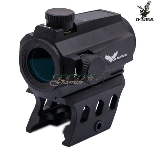 Red dot 1x20 nero con - con, backup