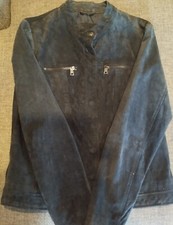 giacca scamosciata blu donna CONBIPEL, in ottimo stato,usato