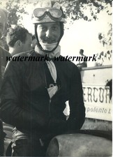 Scarsa fotografia originale, Bill Lomas Grand Prix motociclista Modena 1958