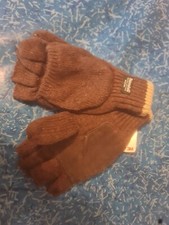 Guanti Termici Thinsulate Mezzedita Con Moffola Palmo Antiscivolo TG. M Unisex