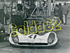 ALFA ROMEO T33/3 1000 KM MONZA 1970  3 VETTURE PRIMA DEL VIA PHOTO CM 24 X CM 18
