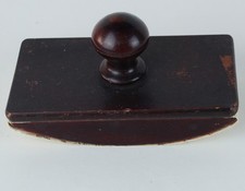 TAMPONE ASSORBENTE DA SCRIVANIA LEGNO COLOR MOGANO - VINTAGE