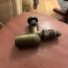 EWARTS 342560 MOTO D'EPOCA PULL ON BENZINA, RUBINETTO CARBURANTE OTTONE Vedi foto