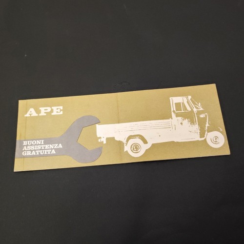 Libretto piaggio ape buoni - libretto,