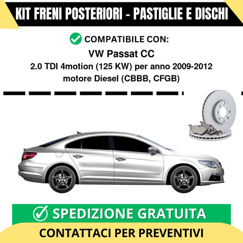 Kit freni posteriori - kit,