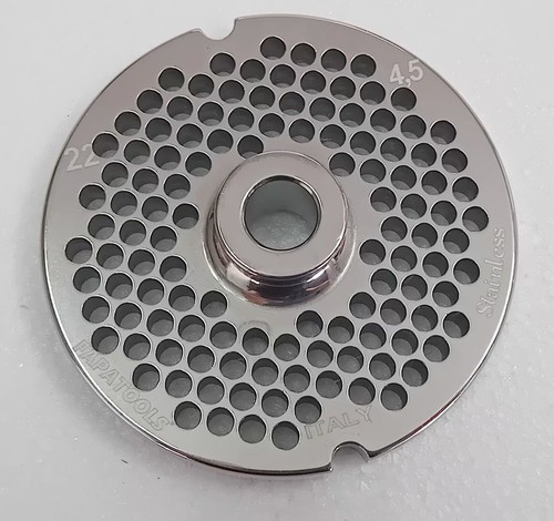 Piastra inox per tritacarne - piastra,