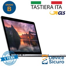 APPLE MACBOOK PRO 13" RETINA CORE i5 MID 2014 SSD 240 500 GB RIGENERATO GRADO AB