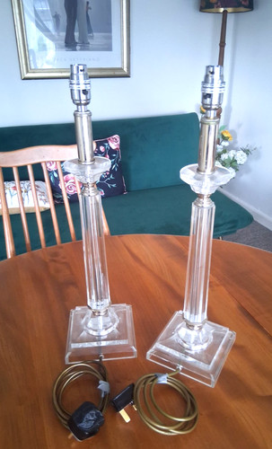 Pair acrylic corinthian - pair,