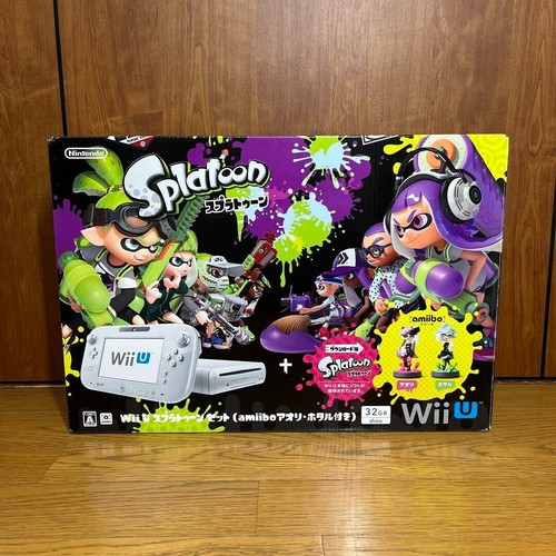 Wii splatoon set con amiibo - splatoon,
