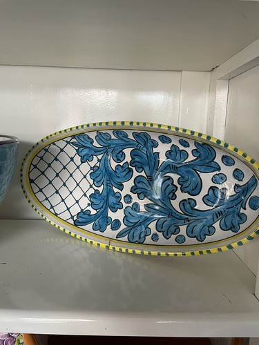 Vassoio forma ovale in - in,