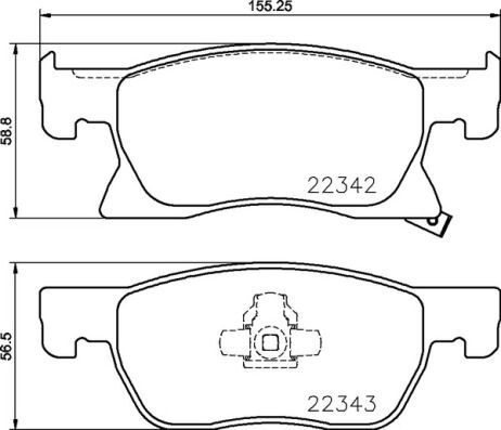 Brembo 092 kit pastiglie - 59,