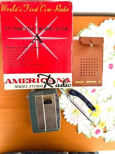 Americana 605 radio epoca - fg-605, d'epoca
