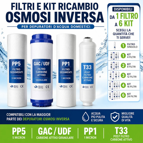 Filtri depuratore acqua osmosi - depuratore,