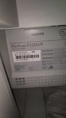 Eizo flexscan ev2116w - eizo, monitor