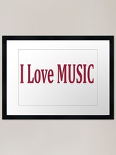 Love music stampa artistica - love,