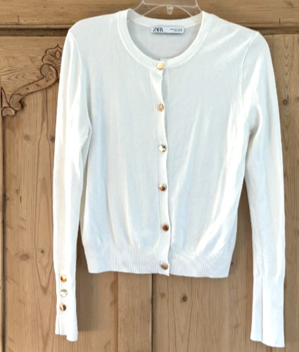 New zara womens white cardigan - zara,
