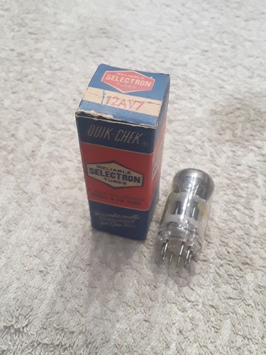 Nos reliable selectron 12av7 - nos,