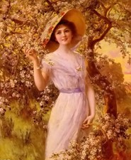 Dipinto olio emile vernon -