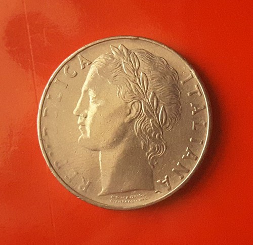 100 lire 1957 errore lettere - lire,