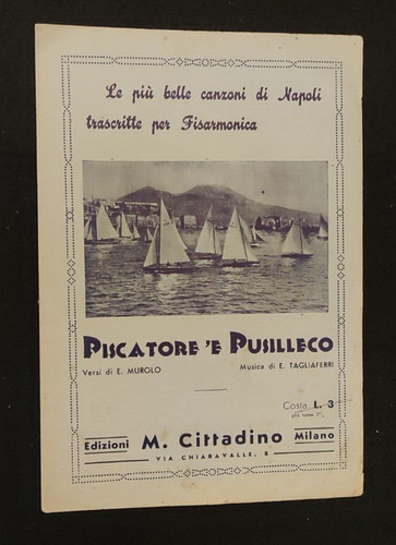 Spartito musicale piscatore - musicale,