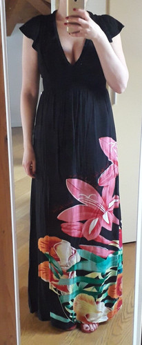 Desigual vestito lungo nero - desigual,