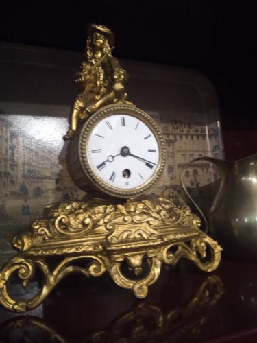 Antico orologio bronzo - antico,