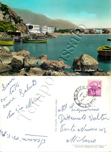 Cartolina scauri - di,