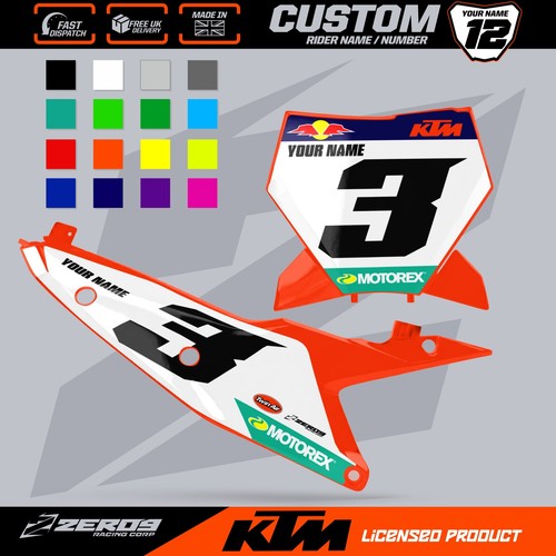 Ktm custom motocross targhe - ktm, mx