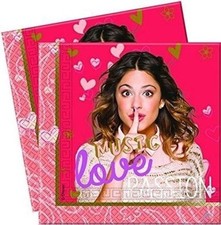 Gadget - Disney: Violetta - Music Passion - 20 Tovaglioli Di Carta - Procos Part