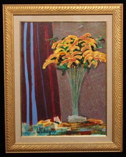 Dipinto olio narcisi - olio,