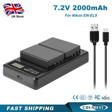 Batteria 2 pezzi 2,0 Ah EN-EL9