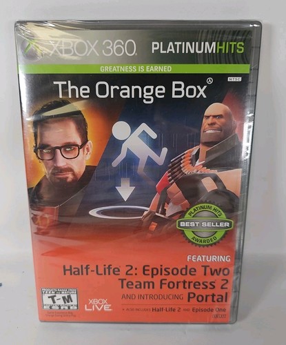The orange box - orange, half