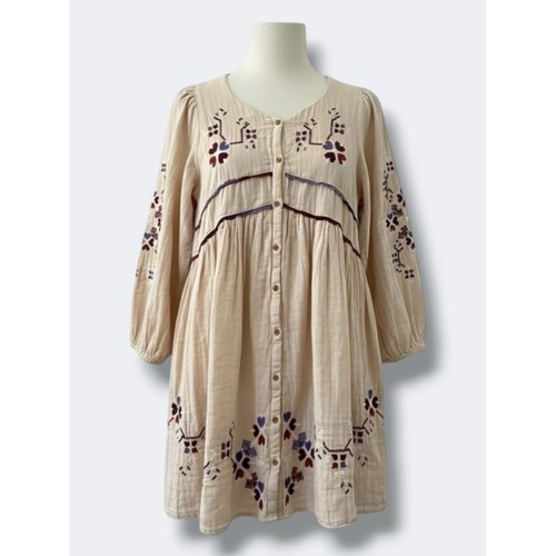 Abito boho ricamato zara - abito,