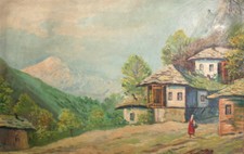 Dipinto ad olio firmato arte