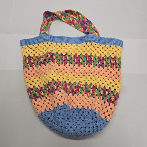 Borsa mano all uncinetto - borsa, a