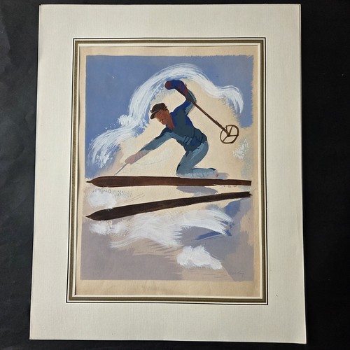 Guazzo firmato 1930 1940 - firmato, 1930-1940