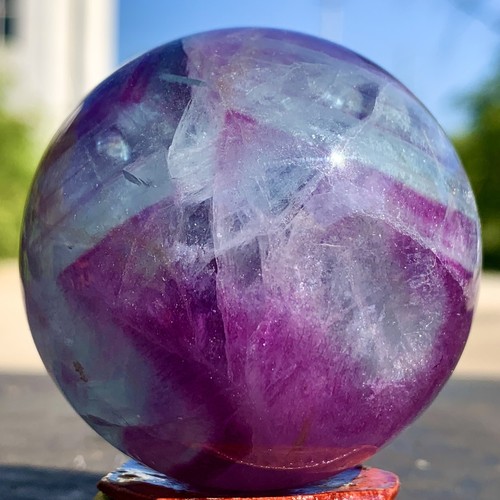 Sfera fluorite naturale - sfera,