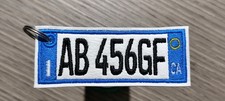 Portachiavi con numero targa