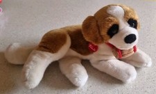 Peluche Trudi CANE SAN BERNARDO CON BOTTE AL COLLO LARGHEZZA 40 CM FUORI PRODUZ.