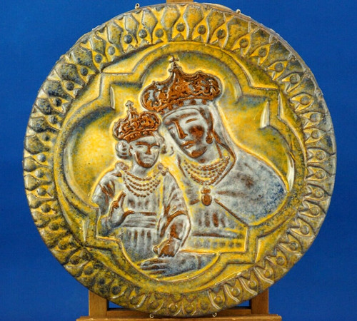 Biancini placca medaglione - a.,