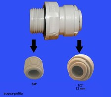 Raccordo 3/8" x 1/2" Tubo 12