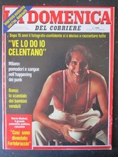 DOMENICA DEL CORRIERE 16 1984 ADRIANO CELENTANO ANTOGNONI TOFANELLI [C57]