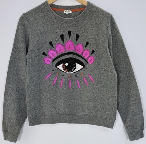 Felpa kenzo paris eye - kenzo, grigia
